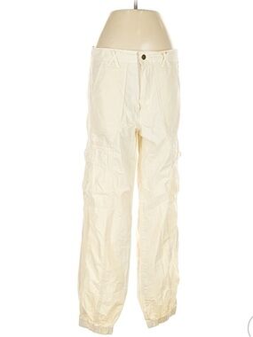 Urban Outfitters Light Cream Cargo Pants